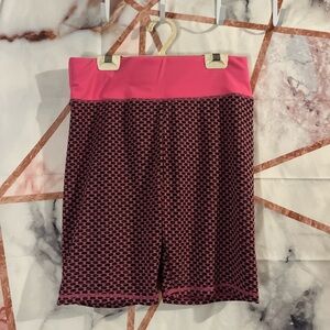 Shein - Pink and Black Women's Shorts
